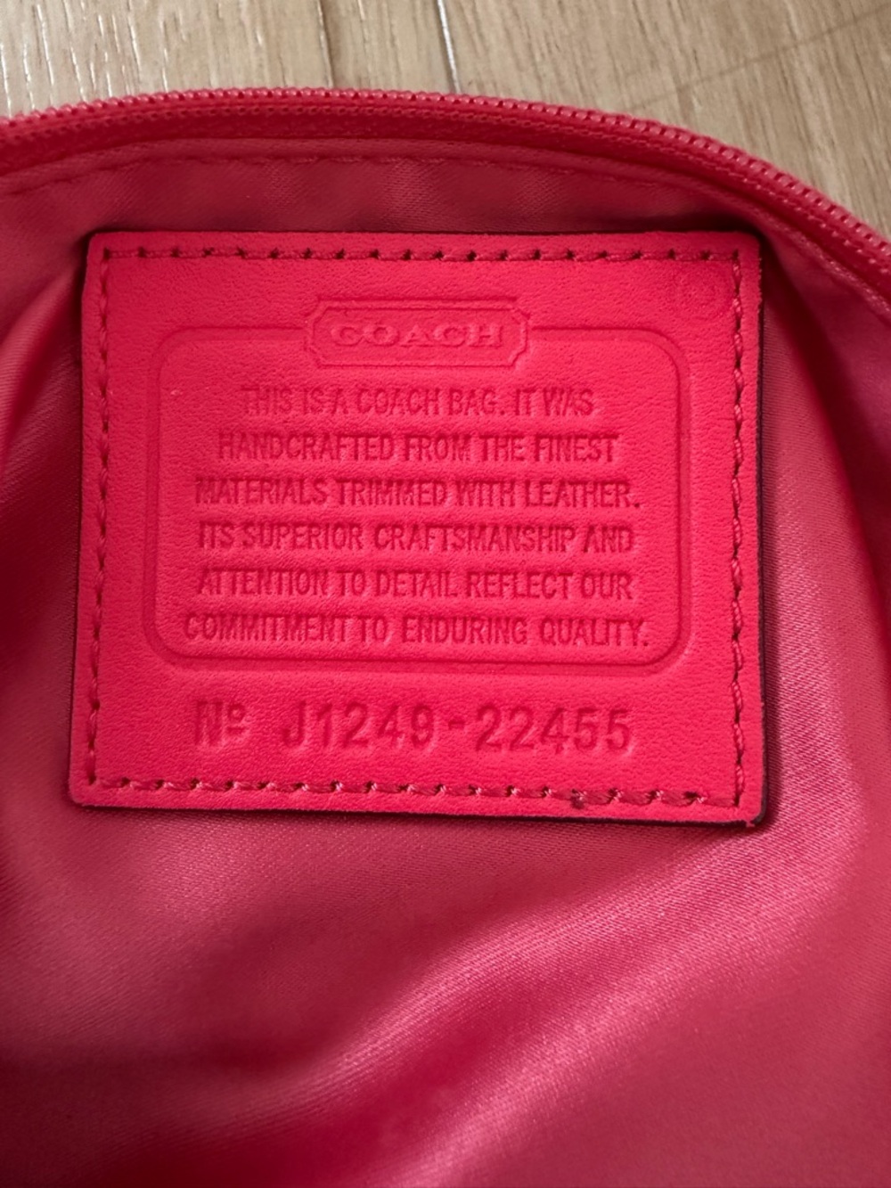 Coach 22455 Purse. - Picture 5 of 8